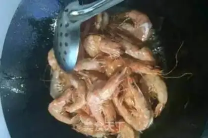 Make Red burning shrimp step 3