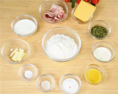 Make Light cream cheese bacon toast step 0