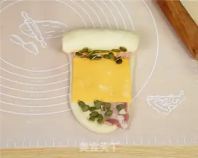 Make Light cream cheese bacon toast step 10
