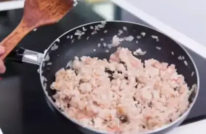 Make Cheese sauce fries step 2