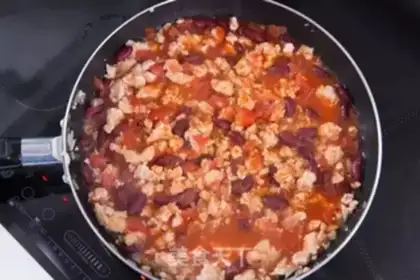 Make Cheese sauce fries step 3