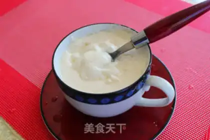 Make Homemade double-skinned milk step 10