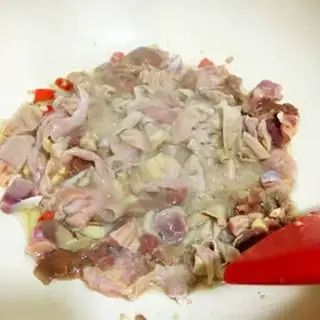 Make Mocking mushrooms and chickens step 4