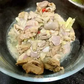 Make Mocking mushrooms and chickens step 5