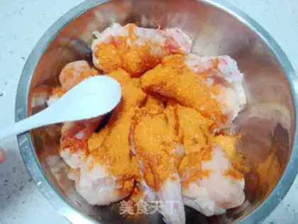 Make Spicy wing root step 1