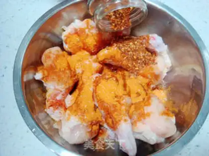 Make Spicy wing root step 2