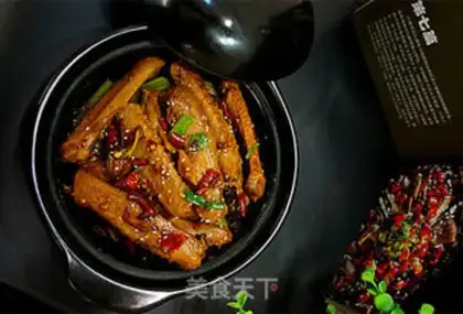Make Hot duck wings step 16