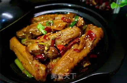Make Hot duck wings step 17