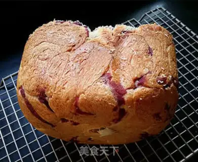 Make Purple coconut braid bread step 18