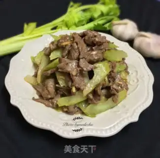 Make Beef fried celery step 8
