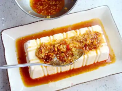 Make Acid Spicy tofu step 11