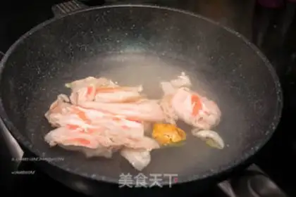 Make Garlic white meat step 3
