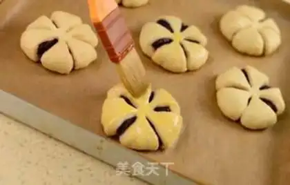 Make Flowers, bean bread step 9