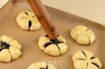 Make Flowers, bean bread step 10