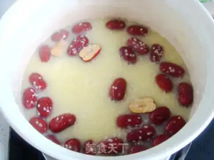 Make Red-tree rice porridge step 10