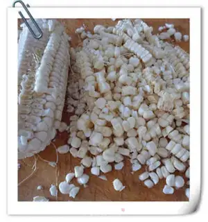 Make Fresh corn cake step 1