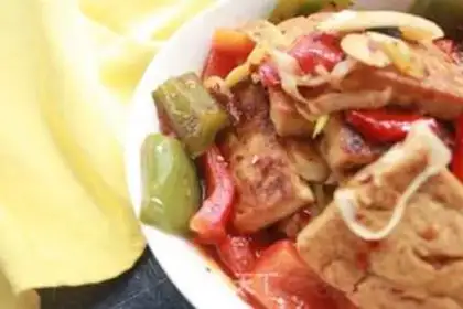 Make Old tofu with chili sauce step 8