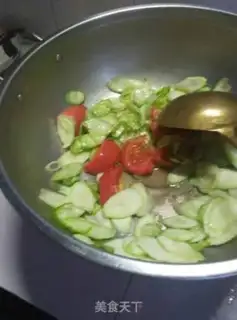 Make Tofu soup for silk melon fans step 5
