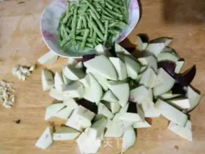Make Soybeans for eggplant step 1