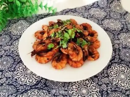 Make Spicy shrimp step 11