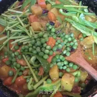 Make Thai curry shrimp step 2
