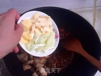 Make The peppers are drying up the pot step 21