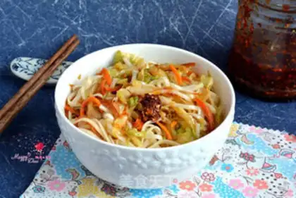 Make Carrot-covered noodles step 9