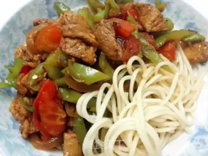 Make Over the spicy noodles step 6