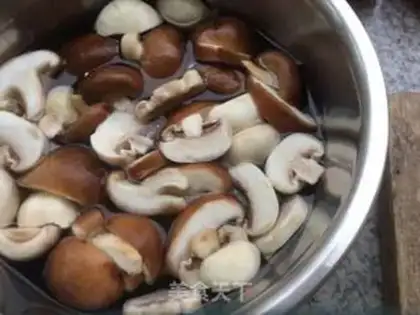 Make Flaming mushrooms step 1