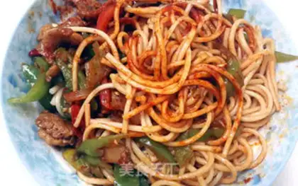 Make Over the spicy noodles step 8