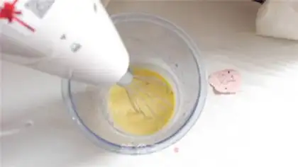Make Rose flower steam cake step 1