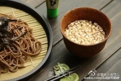 Make Japanese barley noodles step 2