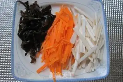 Make Fish apricot mushroom step 1
