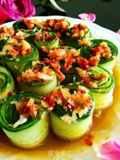 Make Spicy cucumber rolls step 9
