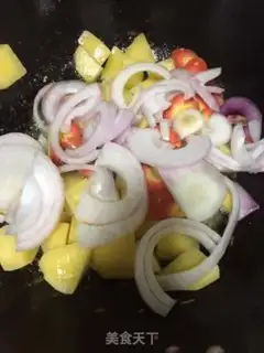 Make Potato curry chicken step 4