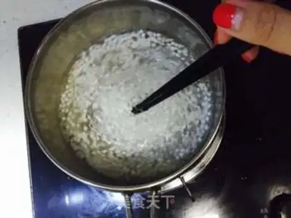 Make Coconut rice cake step 1