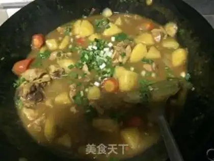 Make Potato curry chicken step 6