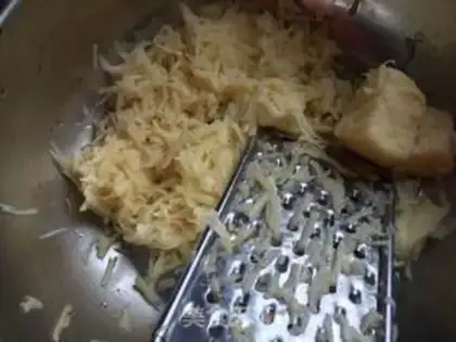 Make Salmon potato pizza step 1