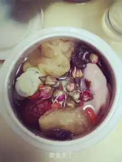 Make Rose bamboo pigeon soup step 2