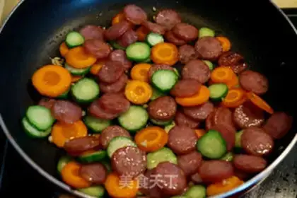 Make Fried sausage step 7