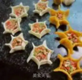 Make Hexagon dumplings step 7