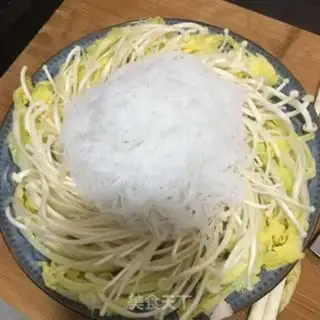 Make Garlic fans steaming doll food step 5