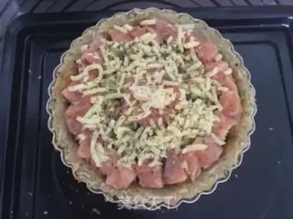 Make Salmon potato pizza step 12
