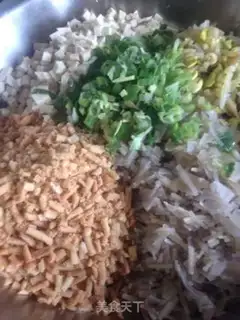 Make Bean sprouts fan tofu bag step 2