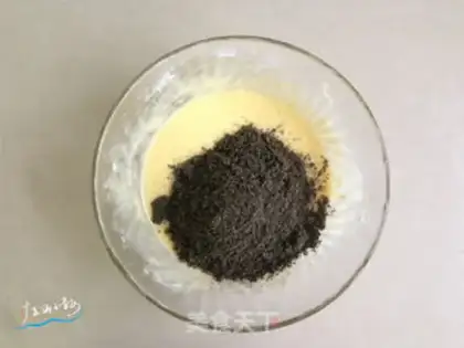 Make Black sesame ricin cake step 3