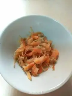 Make Shrimp with beans step 1
