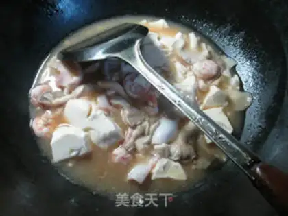 Make The seafood show is sore tofu step 7