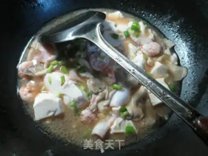Make The seafood show is sore tofu step 8