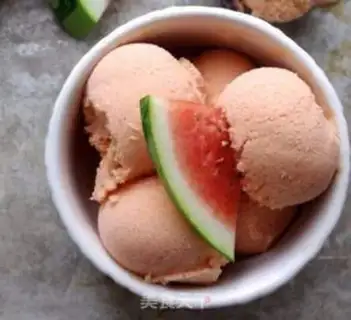 Make Watermelon ice cream step 4