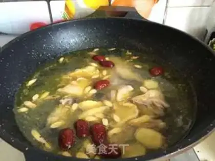 Make The chicken soup step 6